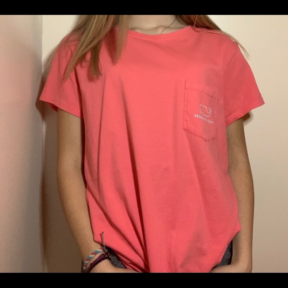 ★ orange-red vineyard vines short-sleeve